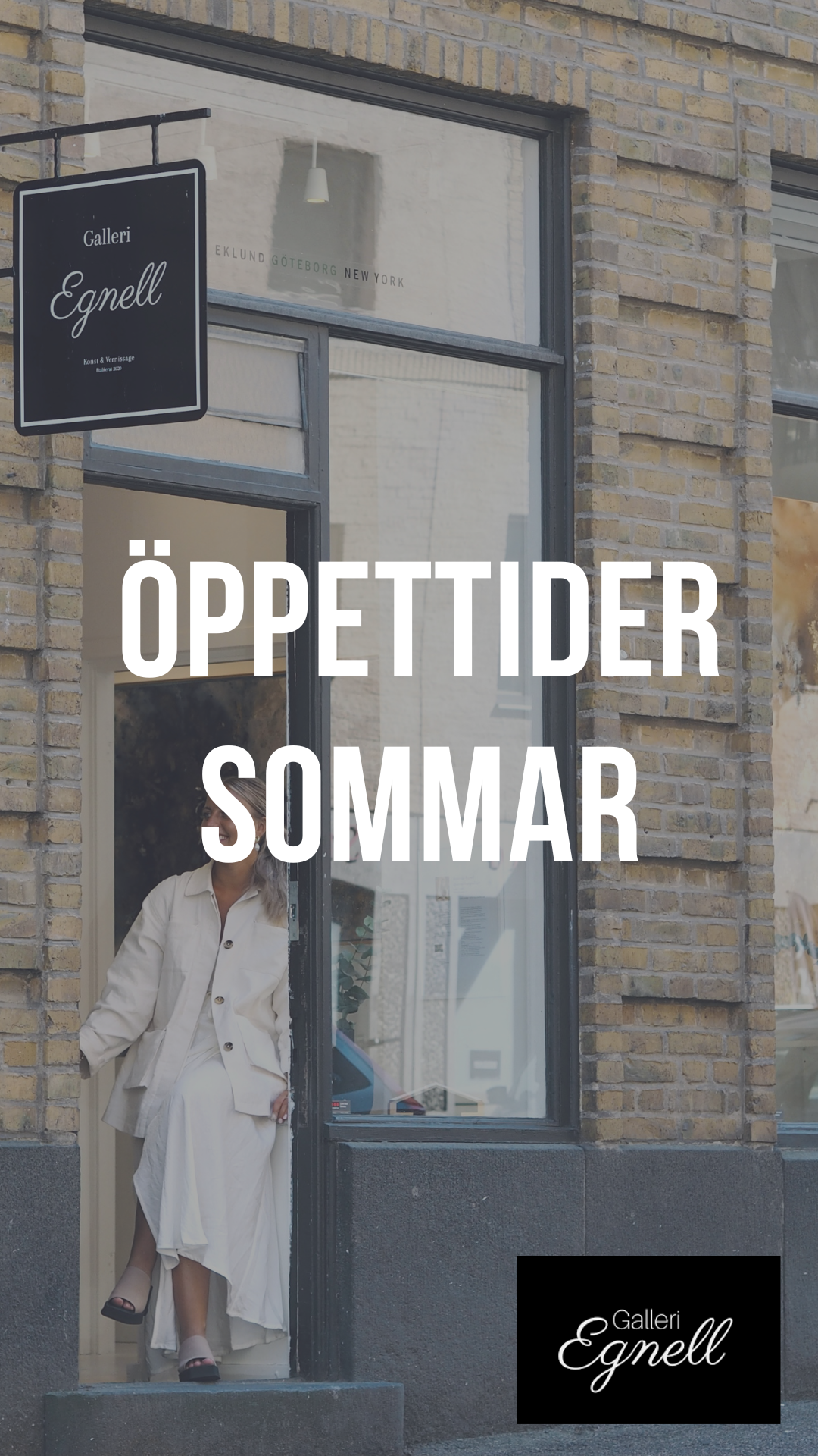Öppettider sommar 2024 Galleri Egnell
